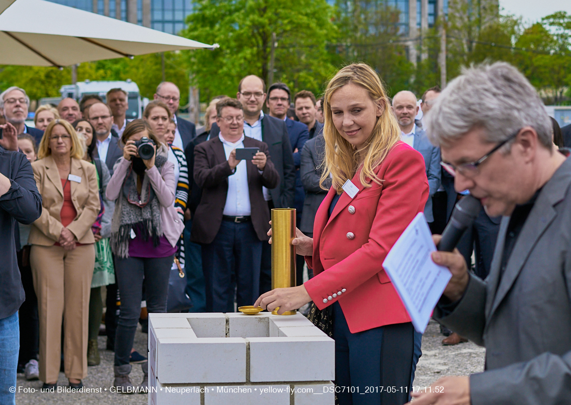 11. Mai 2017 - Grundsteinlegung für die LOGE und dem Kulturquadrat in Neuperlach